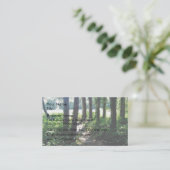 朝ライトは森林道を照らします 名刺 (スタンド正面)