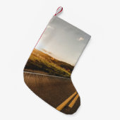 朝ランニングの スモールクリスマスストッキング (正面 (吊り時))