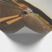 朝ランニングの ラッピングペーパー (角)