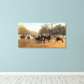 朝乗り、腐った行、ハイドパーク、1894 (油 キャンバスプリント (インサイチュ (ウッドフロア))