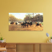 朝乗り、腐った行、ハイドパーク、1894 (油 キャンバスプリント (インサイチュ (リビング))