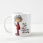 朝人か。 コーヒーマグカップ (左)