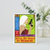 朝刊はがき：彼は死ぬだろう ポストカード (スタンド正面)