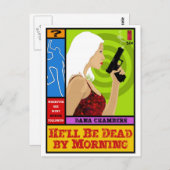 朝刊はがき：彼は死ぬだろう ポストカード (正面/裏面)