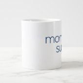 朝吸間 – ジャンボサイズ ジャンボコーヒーマグカップ (正面)