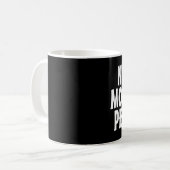 朝型じゃない人 コーヒーマグ コーヒーマグカップ (正面左)