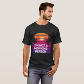 朝型じゃない Tシャツ (正面フル)