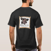 朝型人間は怠け者シャツ Tシャツ (裏面)