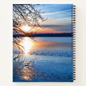 朝日が昇る湖|過去記事 ノートブック (裏面)