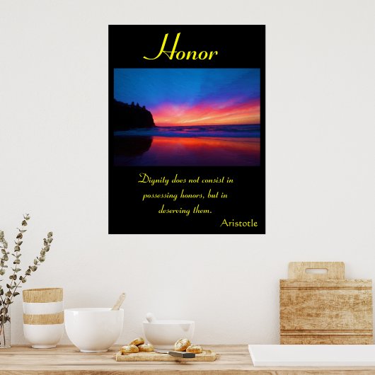 朝日に恥を忍ぶ ポスター (キッチン)