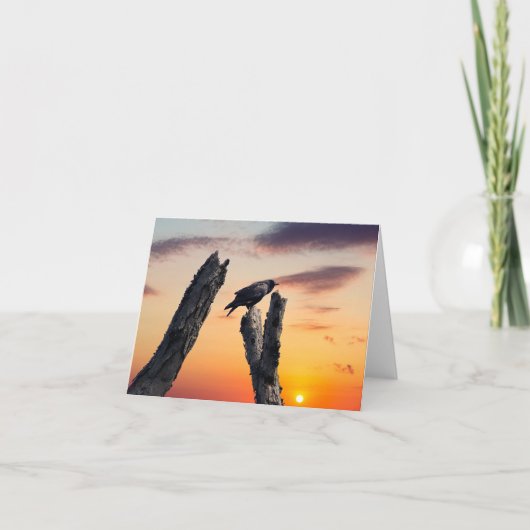 朝日に時を告げる カード (正面)