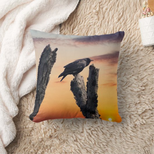 朝日に時を告げる クッション (ブランケット)