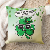 朝日のシャムロックの上 クッション (ブランケット)