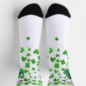 朝日のシャムロックの上 ソックス (上部)