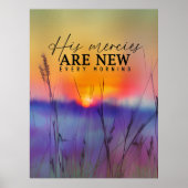 朝日の出に新し絵画い ポスター (正面)