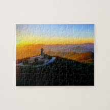 朝日の出のブラススタウン禿げ天望台