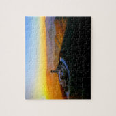 朝日の出のブラススタウン禿げ天望台 ジグソーパズル (縦)