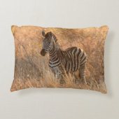朝日の出の写真のゼブラ アクセントクッション (裏面)