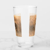 朝日の出の写真のゼブラ タンブラーグラス (右)