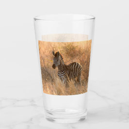 朝日の出の写真のゼブラ タンブラーグラス