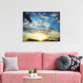 朝日の出 キャンバスプリント (インサイチュ (リビング))