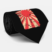 朝日の旗の動揺してな一見の日本ギフト ネクタイ (ロール)