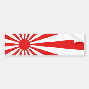 朝日の旗 バンパーステッカー