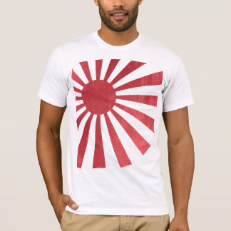 朝日の日本のな旗(軽く動揺してな) Tシャツ