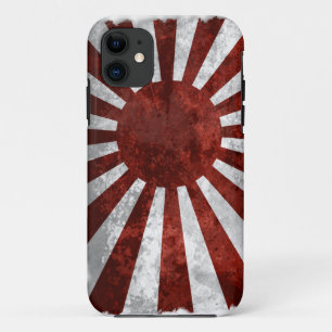 朝日の日本人の旗の日本 土地 iPhone 11 ケース