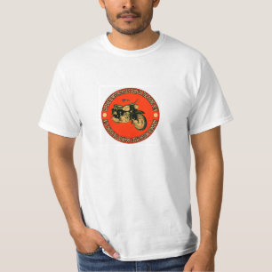 朝日の生まれる日本のなオートバイ Tシャツ