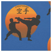 朝日の2つの空手の戦闘機 ファブリック (クローズアップ)