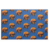 朝日の2つの空手の戦闘機 ファブリック (ファットクウォーター)