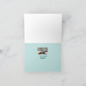 「朝日ユーモアのあるの出る朝のコーヒー カード (内部)