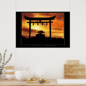 朝日本の朝 ポスター (キッチン)