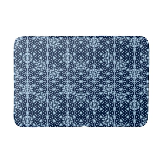 朝日本の野羽・藍・藍 バスマット (正面)