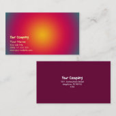 朝日色の調和 名刺 (正面/裏面)