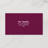 朝日色の調和 名刺 (裏面)