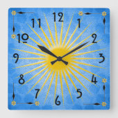朝日 スクエア壁時計 (正面)