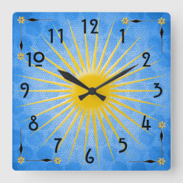 朝日 スクエア壁時計