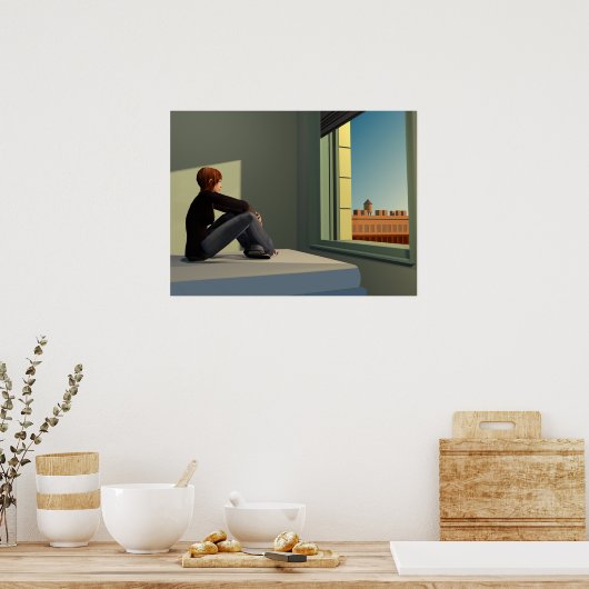 朝日 ポスター (キッチン)