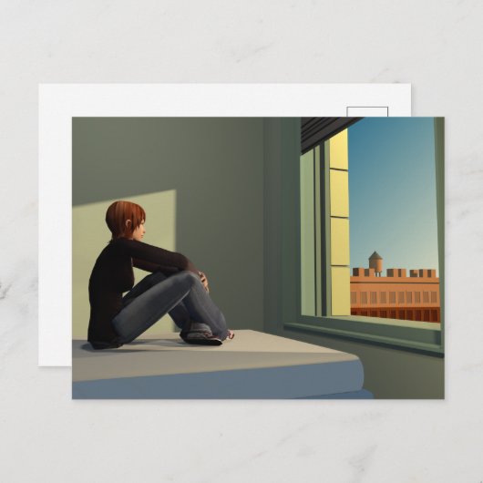 朝日 ポストカード (正面/裏面)