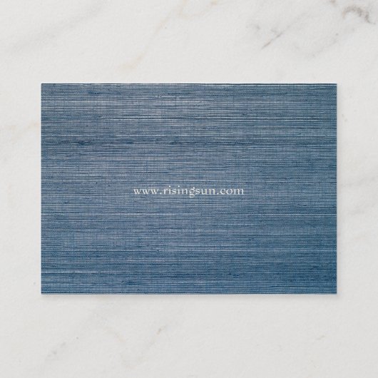 朝日 名刺 (裏面)