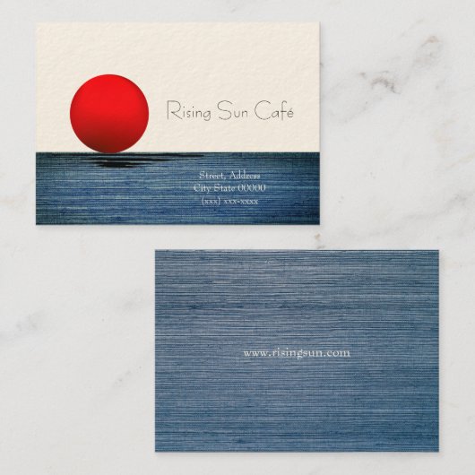 朝日 名刺 (正面/裏面)