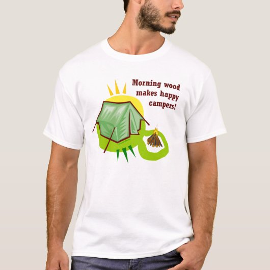 朝木はご機嫌な人を作ります Tシャツ (正面)