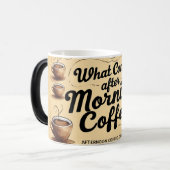 朝来のコーヒーは？ モーフィングマグカップ (正面左)