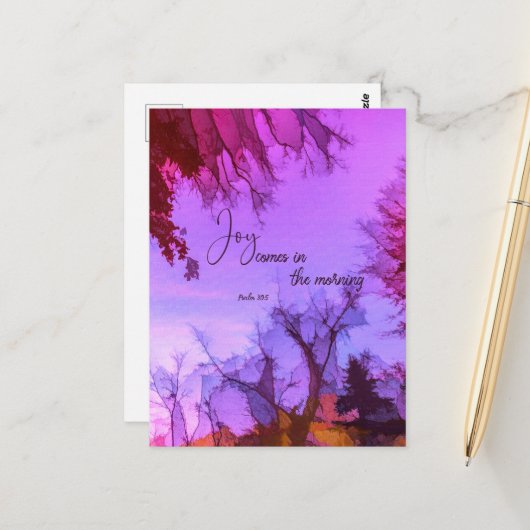 朝来の喜び ポストカード (正面/裏面インサイチュ)