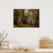 朝松の森， 1889 ポスター (キッチン)