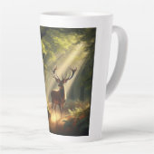 朝林の鹿 カフェラテマグ (右アングル)