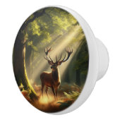 朝林の鹿 セラミックノブ (右)