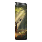 朝林の鹿 タンブラー (回転右)